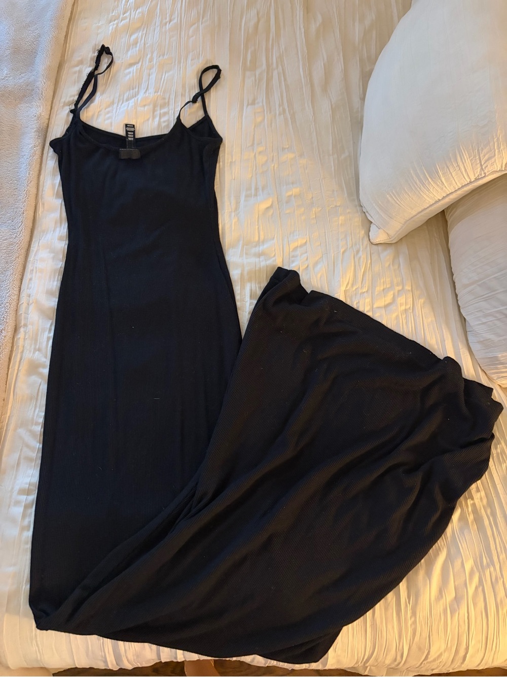 SKIMS Black Maxi Slip Dress - See Text!